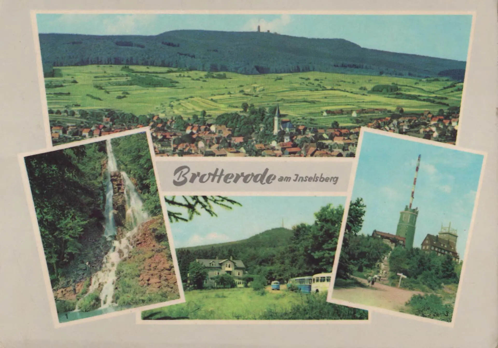 Brotterode am Inselsberg - Trusetaler Wasserfall-Kleiner Inselsberg-Hotel Grednzwiese-Großer Inselsberg, Brotterode, Deutschland